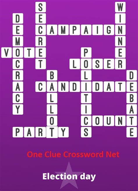 Election - 3 answers Crossword Clues