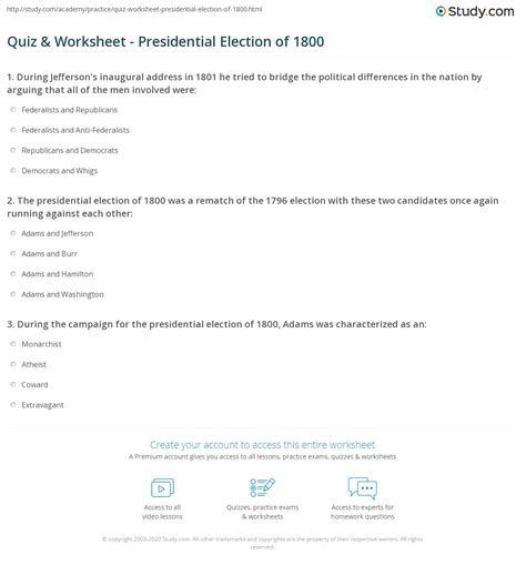 Electoral Systems - Practice Test Questions & Chapter Exam