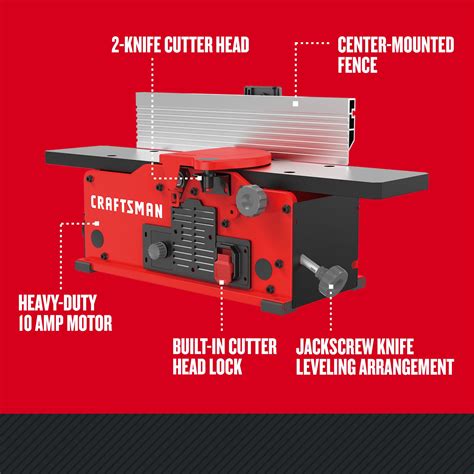 Electric Benchtop Jointer (10 Amp) CRAFTSMAN