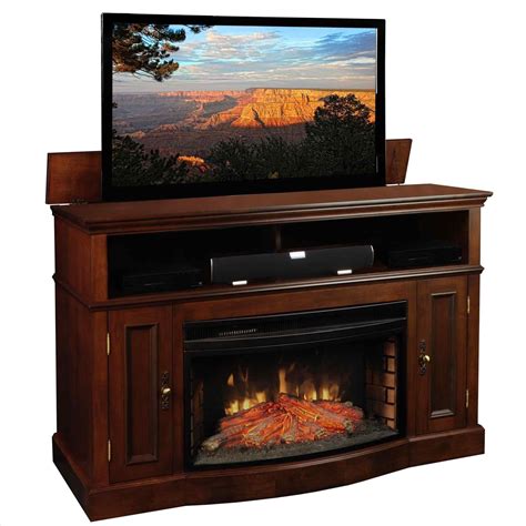 Electric Fireplace TV Lift Cabinets