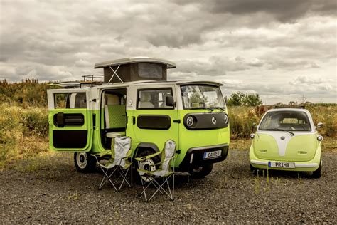Electric camper van. Dec 9, 2021 · Electric camper vans already exist, but there are few options with long-range. This VW ID California could be the exception since the ID Buzz is expected to be offered with a large 100+ kWh ... 