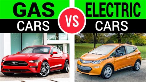Electric car vs gas car. 