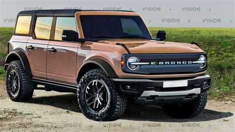 Electric ford bronco. AMP Research Powersteps | Ford Bronco (2021-2023) AMP Research. From $162.46/mo with. Check your purchasing power. Electric powered running boards that instantly extend and retract when opening or closing the doors. Provide an excellent step when extended for getting in and out of your vehicle. Designed to provide excellent ground clearance ... 