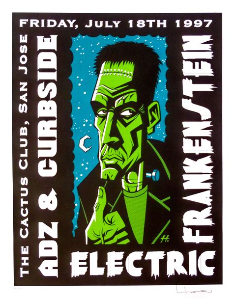 Electric frankenstein/adz/turbo negro west coast tour poster …