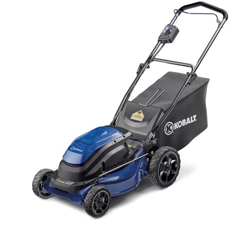 The Kobalt KMP 40V is a self-propelled, cordless mower. The lawn mower is equipped with a 5Ah battery which delivers a runtime of around 30 minutes and the brushless motor delivers sufficient power needed to mow a lawn of around 0.25 to 0.5 acre. . 