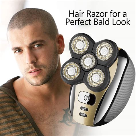 Electric razor for head. Skull Shaver’s Pitbull Gold Pro head-shaving electric razor is spot-on regarding looks, comfort, and results. Its 4 Head blade ensures a close shave with complete protection from nicks and cuts. Besides, this electric head razor also comes with an additional three-head CR-3 Blade for tighter areas like your face, neck, etc. 