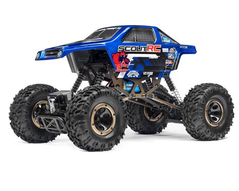 • Gigantic size dwarfs the average rock crawler, Realistic looking crawler tires, Detailed body w/ many scale accessories, Licensed ADDICTIVE DESERT DESIGNS accessories. • Dual 42T RC550 Brushed Electric Motors, Waterproof 40A ESC, Dual waterproof high torque steering servos, 2.4GHz 3-channel radio system.