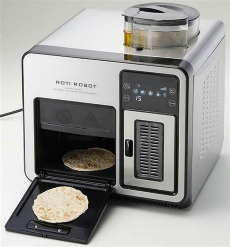 Electric roti machine. Automatic Phulka Roti Making Machine. ₹ 2,20,000 Get Latest Price. Capacity: 800 -850 Roti/Chapati Per Hour. Automation Grade: Automatic. Chapatti Size: 2 Inches to 9 inches. Material: Stainless Steel 304. 