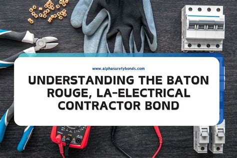 Electrical Contractor Baton Rouge BJW Construction Management