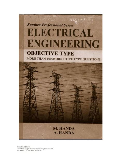 Electrical M Free Type By Engineering Objective Handa