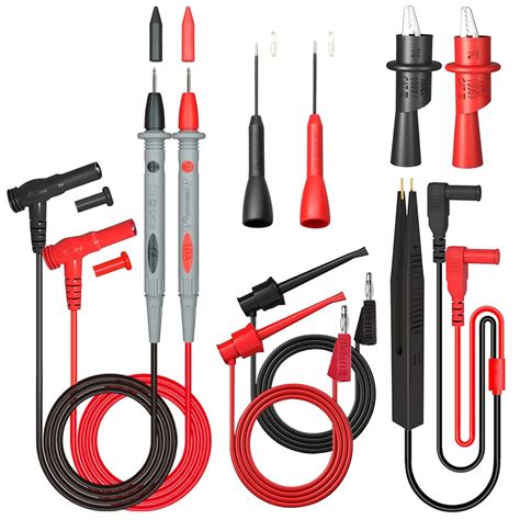 Electrical Multimeter Test Lead Kit with Alligator Clips Test Hook Test