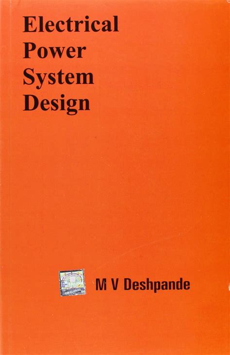 Electrical Power System Design Deshpande
