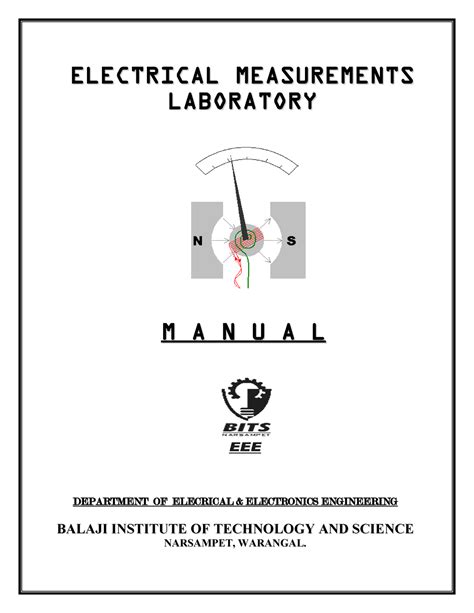 Electrical and electronics measurement lab manual eee. - Manual de piezas de la cosechadora de forraje gehl cb860.