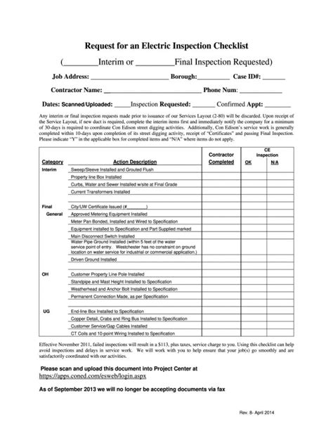 Electrical panel inspection report template.  Residential electrical inspection checkli...