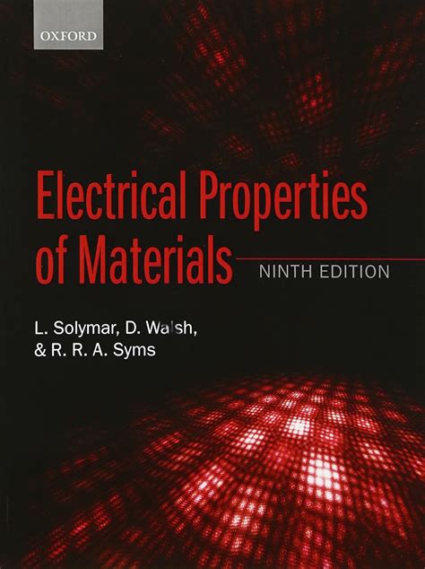 Electrical properties of materials solymar solution manual. - C how to program by dietel manual.