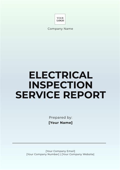 Electrical report template word.  Download Electricity Word templates designs today.  E...