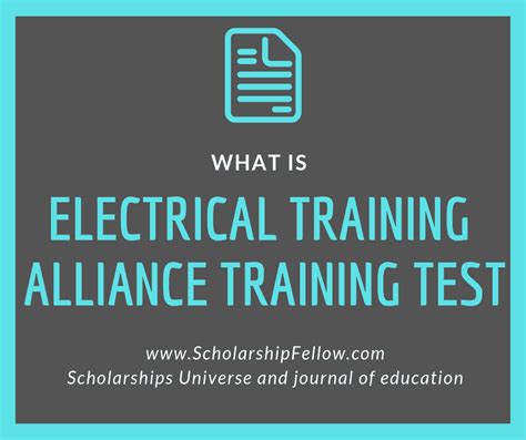 Electrical training alliance aptitude test. 5001 Howerton Way Suite N Bowie, MD 20715 Customer Service 1.888.652.4007 