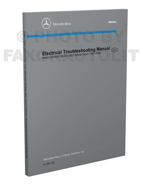 Electrical troubleshooting manual mercedes benz service model 380 se sel sec 500 sel sec model 1983 1985. - The joy of intercession study guide becoming a happy intercessor.