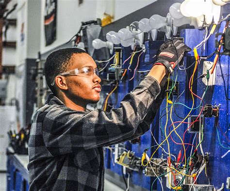 Electrician trade school. Learn electrical wiring, conduit bending, and PLCs at UEI College, a trade school that offers online and in-class learning. Graduate with a diploma and start your career … 