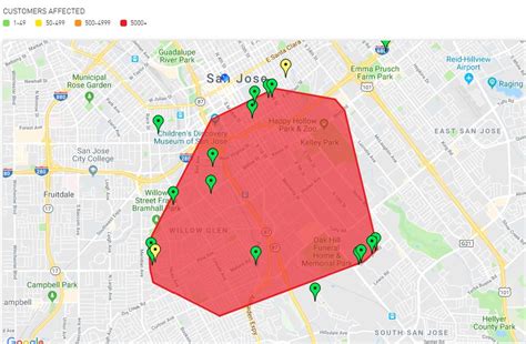 RELATED: Tracker shows how close we are to overloading the power grid A vast majority of those impacted residents are in the South Bay in areas like Morgan Hill, Campbell, Cupertino and San Jose.. 