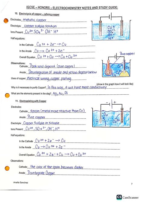 Electrochemistry study guide chemistry matter and change. - Nutrition and wellness final exam study guide.