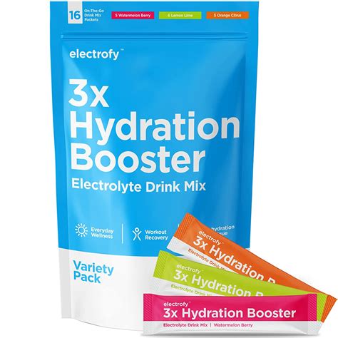 Electrofy 3X Hydration Booster 16 Pack Variety - WellShop.pk