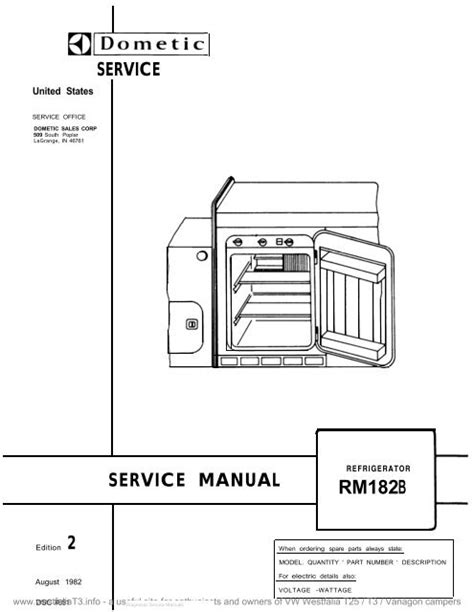 Electrolux 3 way fridge service manual. - Della grandezza della terra et dell'acqva.