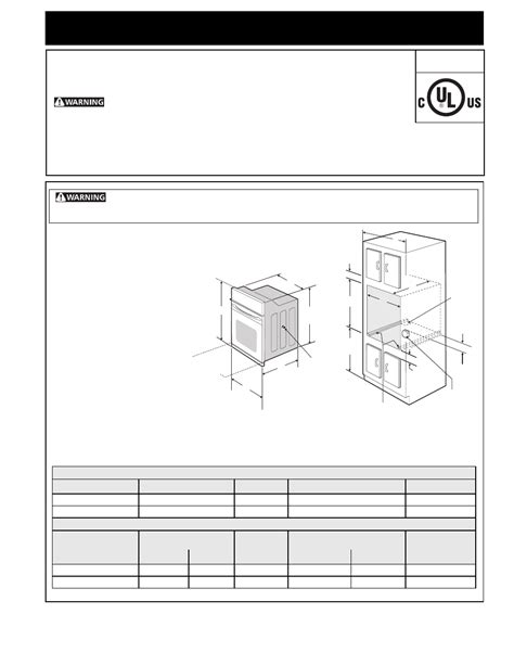 Electrolux double wall oven installation manual. - Sciences de la vie pour le capes et l'agrégation.