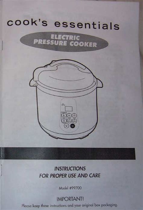 Electrolux electric pressure cooker user manual. - Política internacional y comunicación en españa (1939-1975).