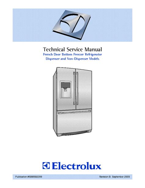Electrolux service manual french door refrigerator. - El encanto del rey beder y otros cuentos de calleja.