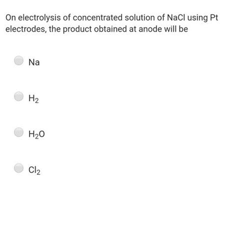 Electrolysis of concentrated lead nitrate solution.  Question 7 (WA gascous h...