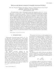 Electron and phonon transport in shandite-structured Ni3Sn2S2