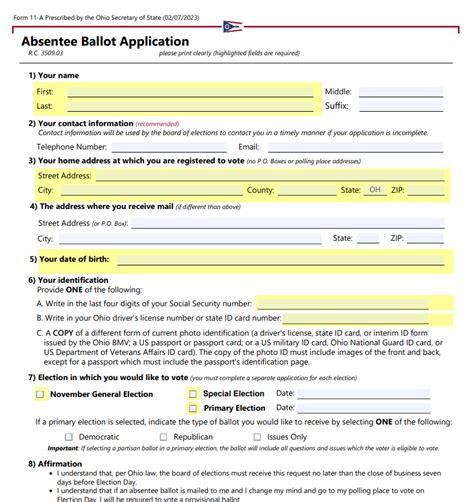 Electronic Ballot Request - duvalelections.com