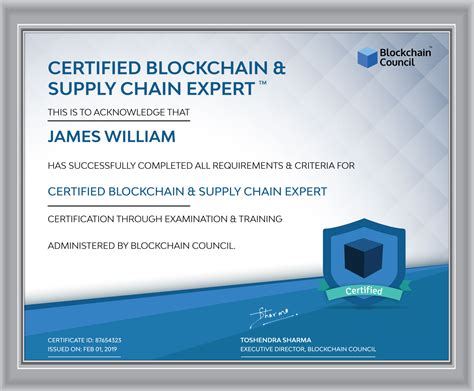 Electronic Certifications with Blockchain Technology