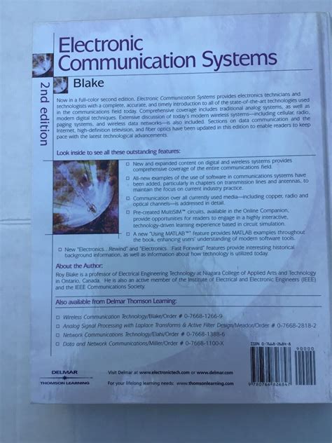 Electronic Communication Systems Blake Solutions