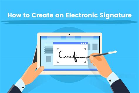 Electronic Signature How to make Digital signature Create digital