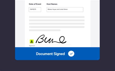 Electronic Signatures DocuSign