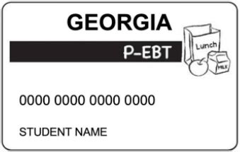 Electronic benefit transfer georgia log in. The Georgia Division of Family and Children Services (DFCS) in partnership with the Georgia Department of Education (DOE) has been approved to operate the new Pandemic Electronic Benefit Transfer (P-EBT) program. This program will provide extra help to families of more than 1.1M children who normally would receive free or reduced school lunch. 
