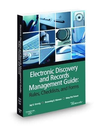 Electronic discovery and records management guide rules checklists and forms 2009 2010 ed. - Zupy wzmacniaja ce wed¿ug pie ciu przemian.