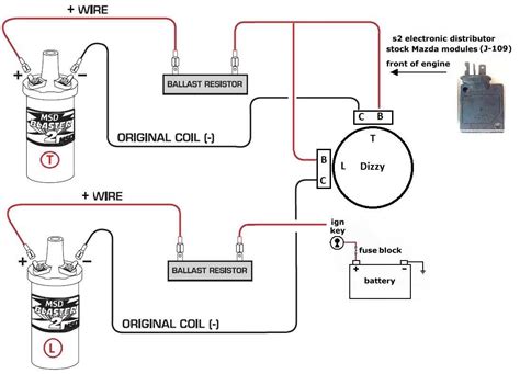Electronic ignition distributor wiring diagram.  Conclusion Wiring an ignition c...