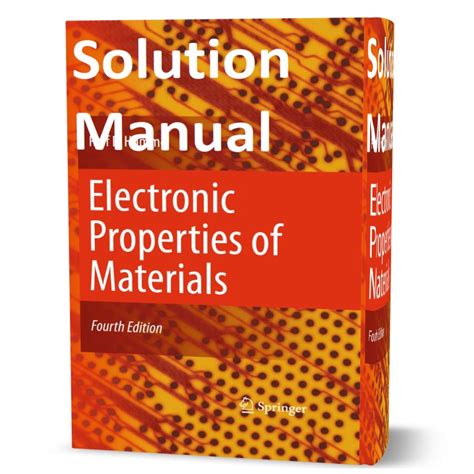 Electronic properties of materials solutions manual. - Memorial und repetitorium zur geschichte der philosophie....