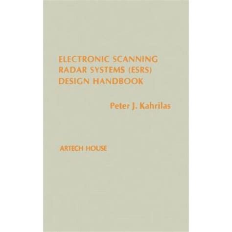 Electronic scanning radar systems esrs design handbook. - Manuale di servizio kuhn ga 7301.
