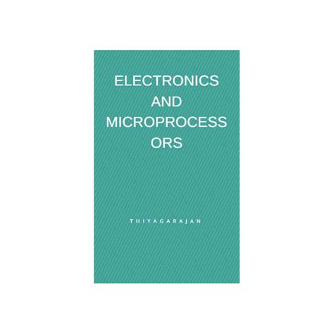 Electronics And Microprocessors 1st Edition