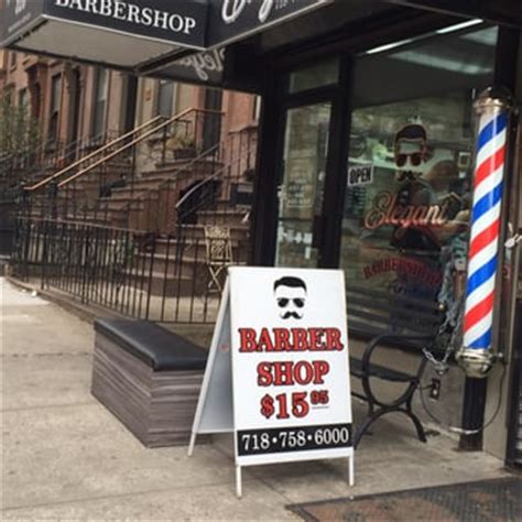 Elegant barber park slope. Elegant barbershop and beauty salon. starstarstarstarstar_half. 4.7 - 58 reviews. Barber. 10AM - 7PM. 8837 159th Street, Orland Hills, IL 60487. (718) 758-6000. 