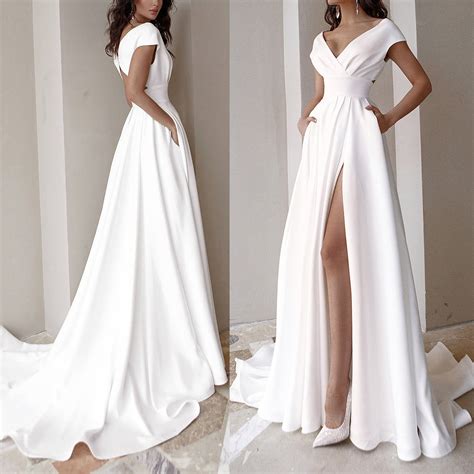 Elegant white dresses.  Fast delivery, full service customer support.  Fres...