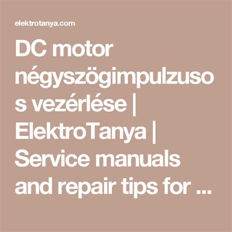 Elektrotanya service manuals and repair tips for electronics experts. - Discovering computers solutions manual and test bank.