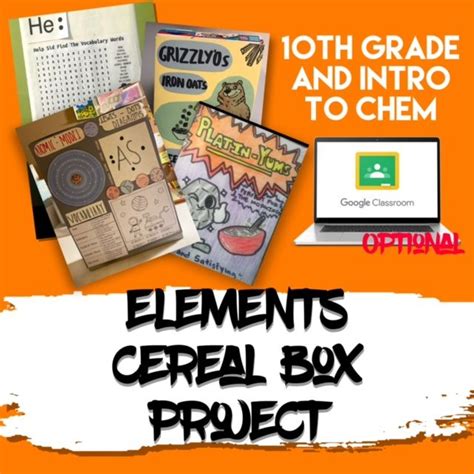 Element Cereal Box Project Examples Cereal Project Box Glogster