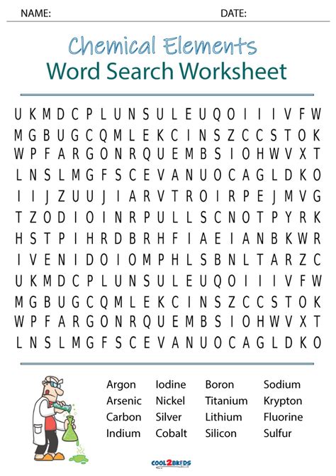 Element Word Search