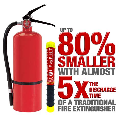 2 Element E50 Fire Extinguisher Sticks. 2 Multi Surface m