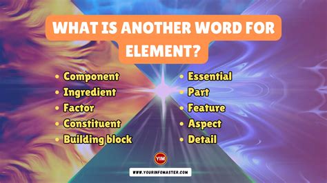 Element synonyms, element antonyms - FreeThesaurus.com